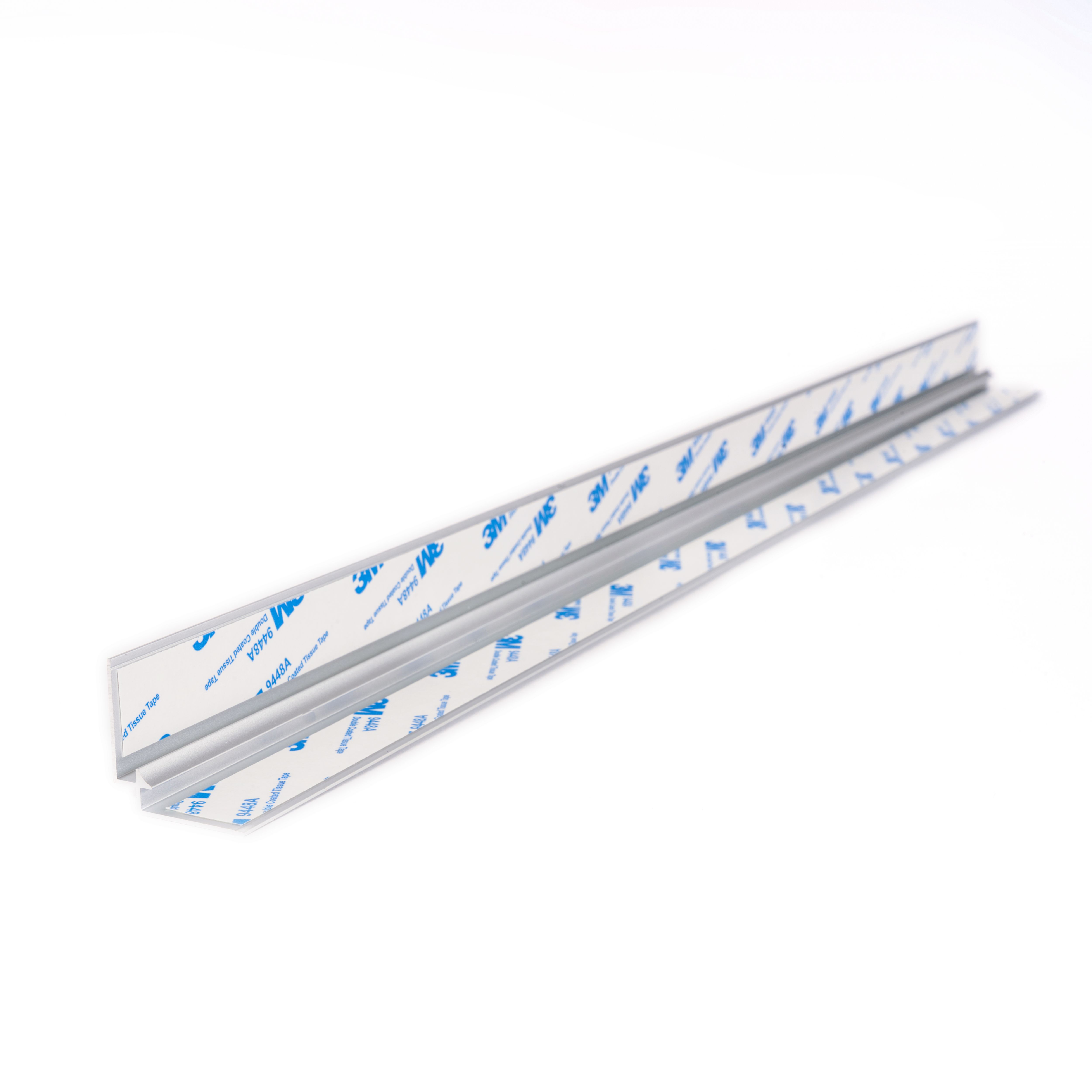 Splashwall Alloy Silver Aluminium Internal Worktop corner joint (H)600mm