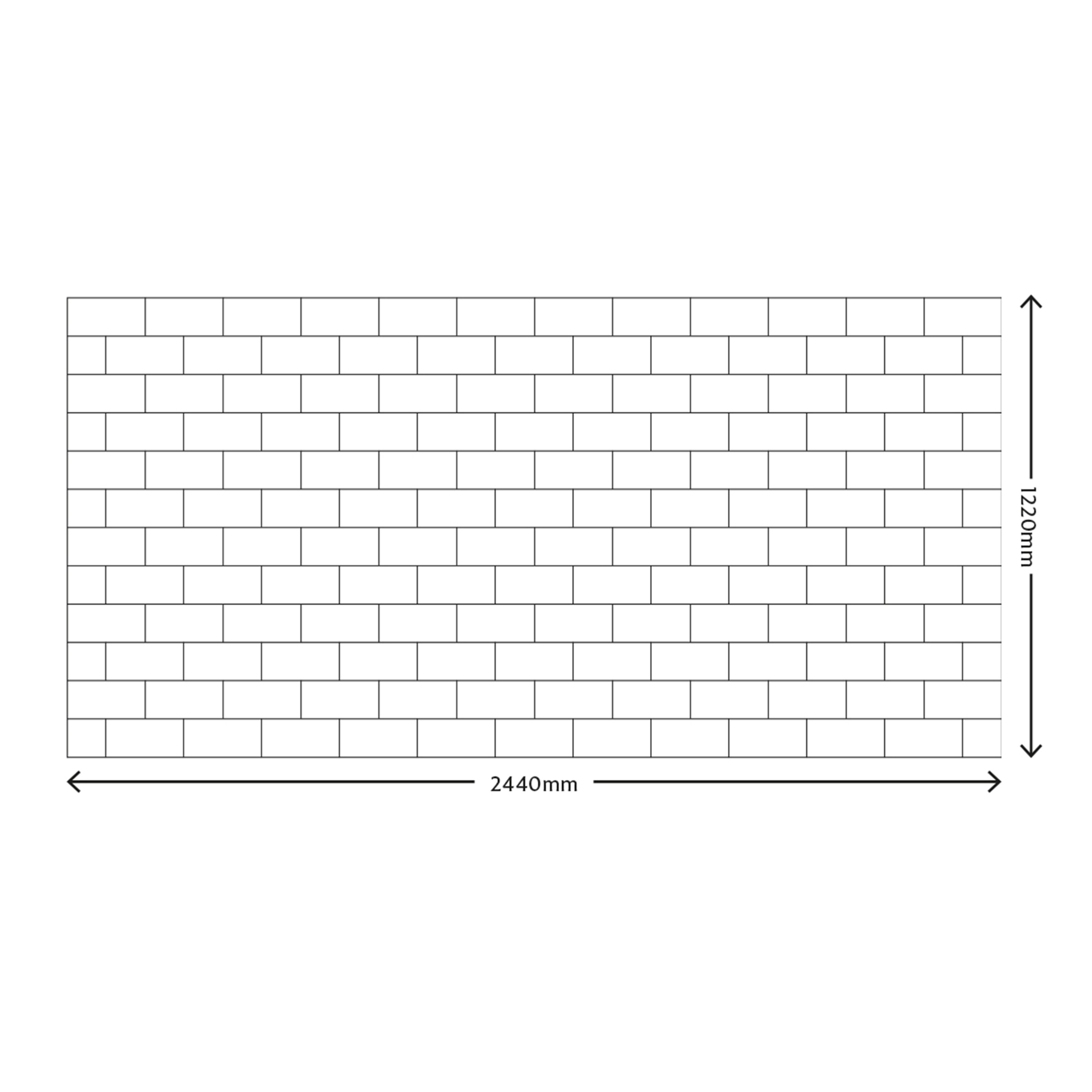 Splashwall Coffee Laminate Splashback, (H)1220mm (W)2440mm (T)3mm
