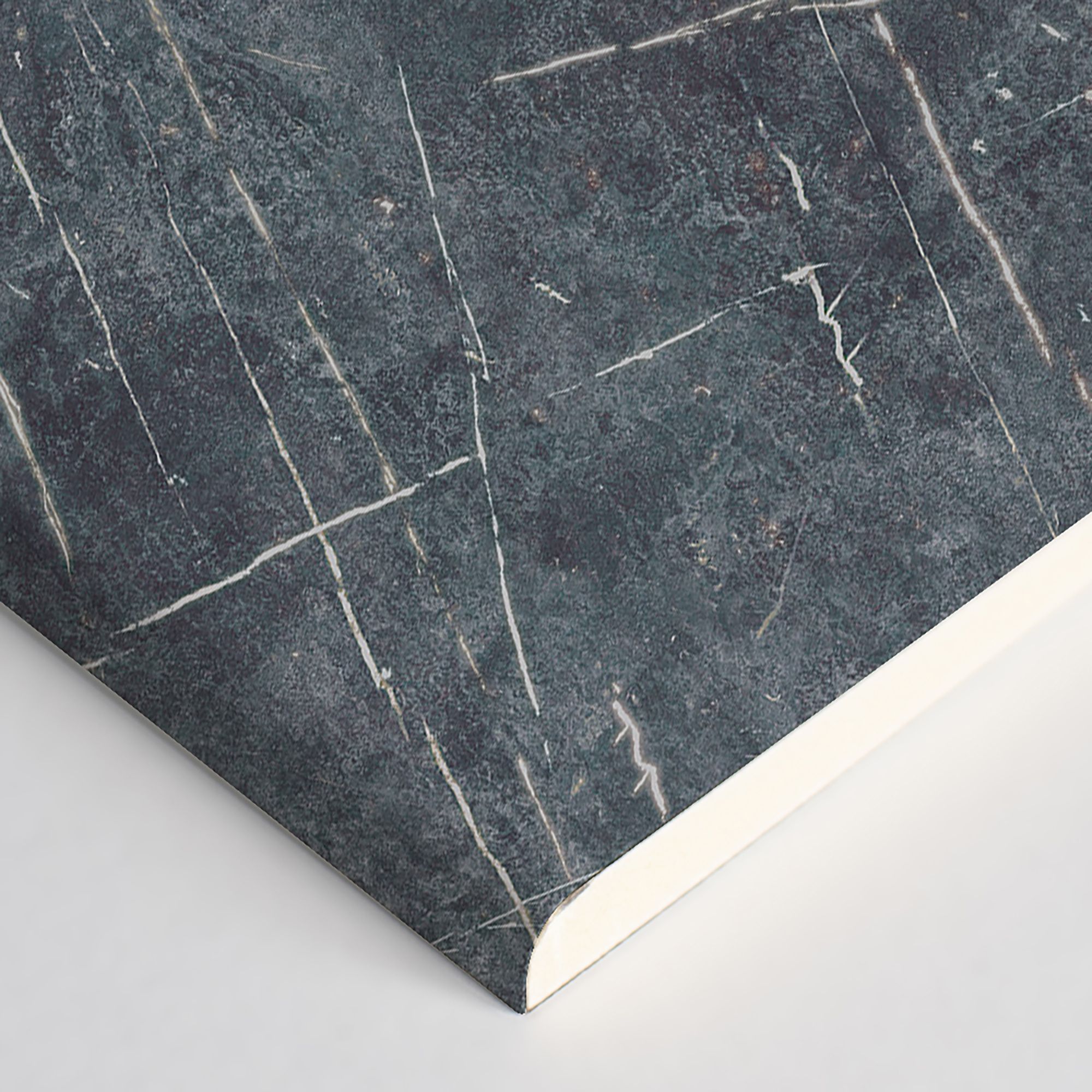 Splashwall Elite 2 panel Composite Bathroom & wet room Decorative panel kit (L)2420mm (W)1200mm - Parisien Blue Marble effect