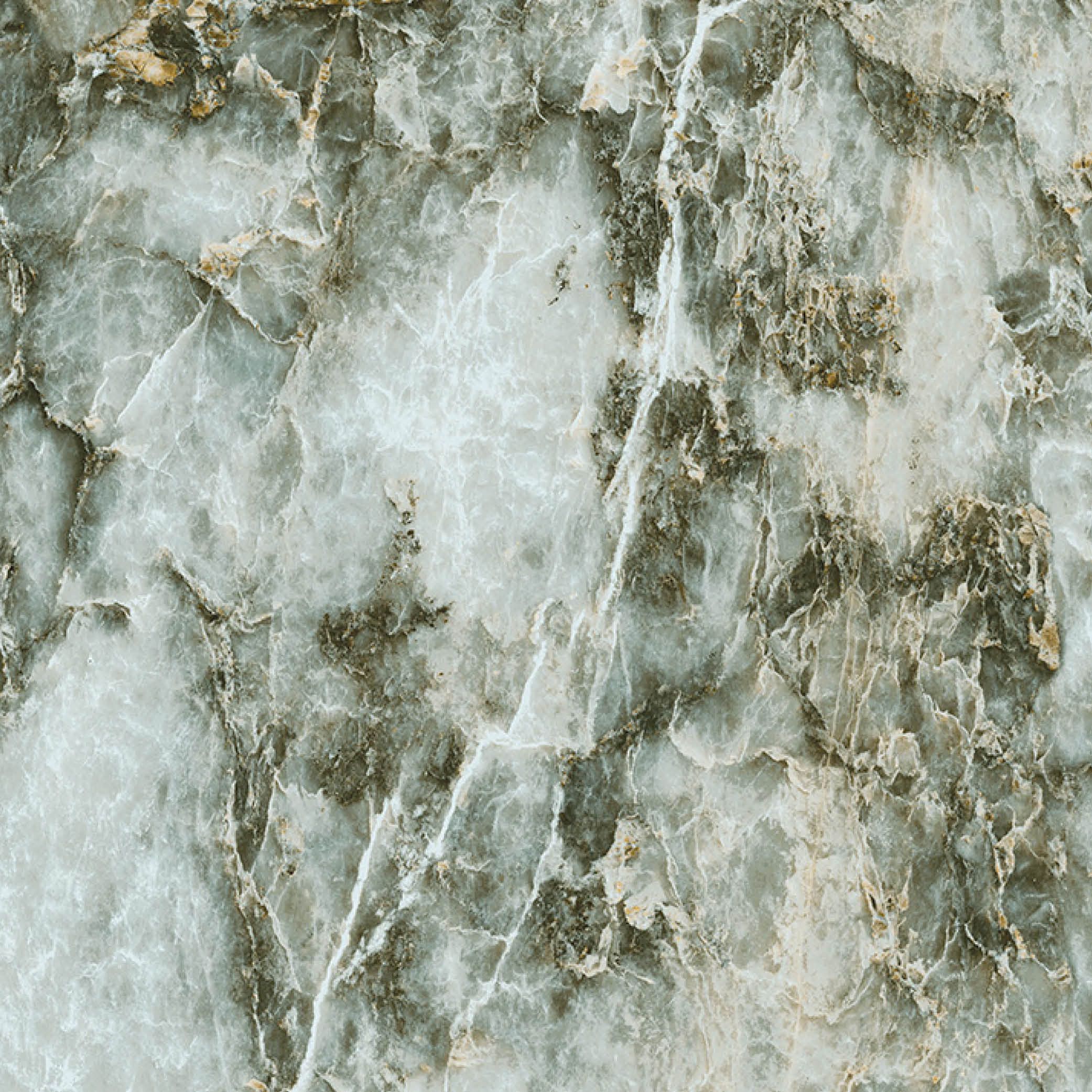 Splashwall Elite Composite Tongue & groove Bathroom & wet room Decorative panel (H)2420mm (W)600mm - Gloss Onyx Verde Marble effect
