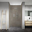 Splashwall Elite Gloss Vena stone 3 sided Shower Wall panel kit (L)2420mm (W)1200mm (T)11mm