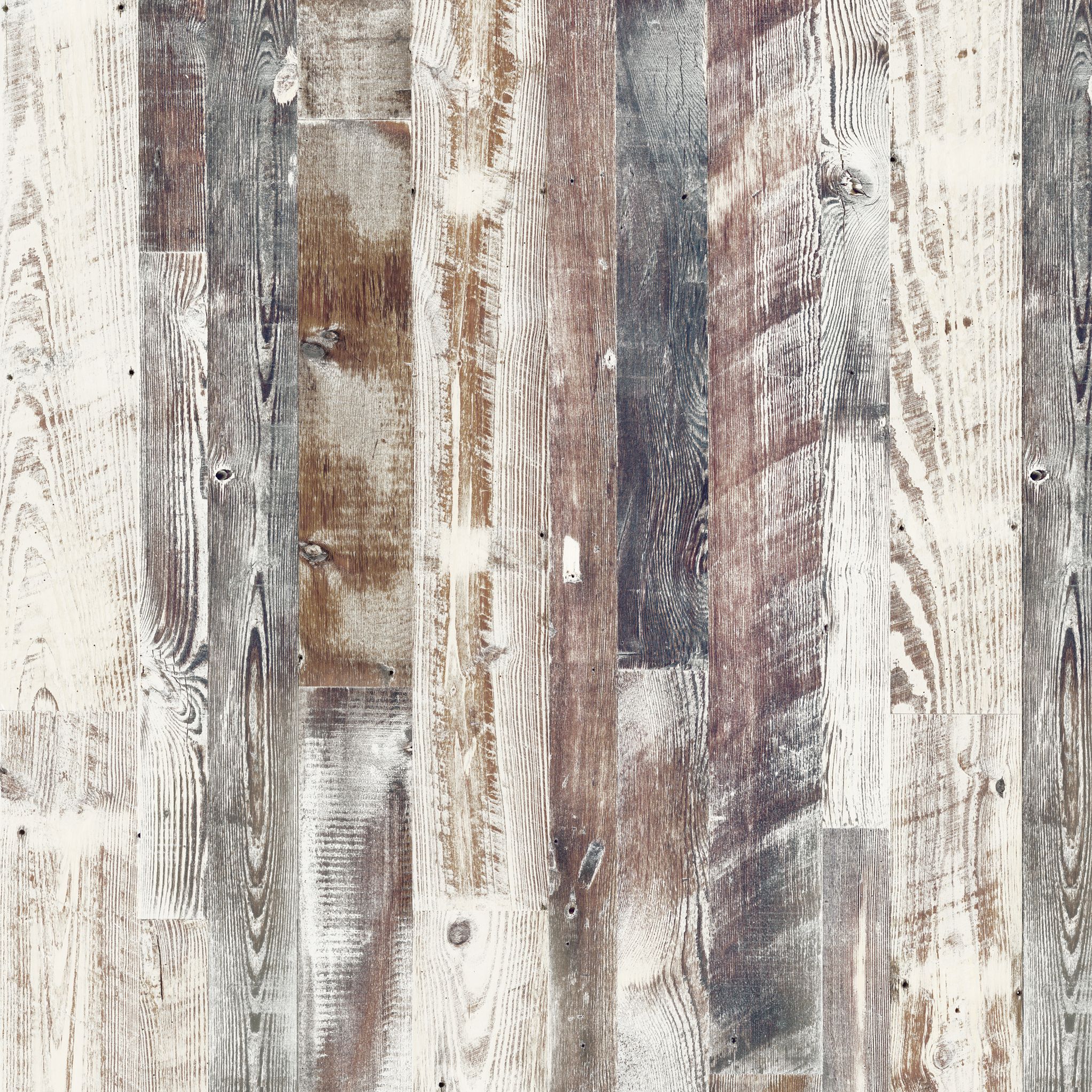 Splashwall Elite Matt Antique limed Pine Post-formed 2 sided Shower Wall panel kit (L)2420mm (W)1200mm (T)11mm