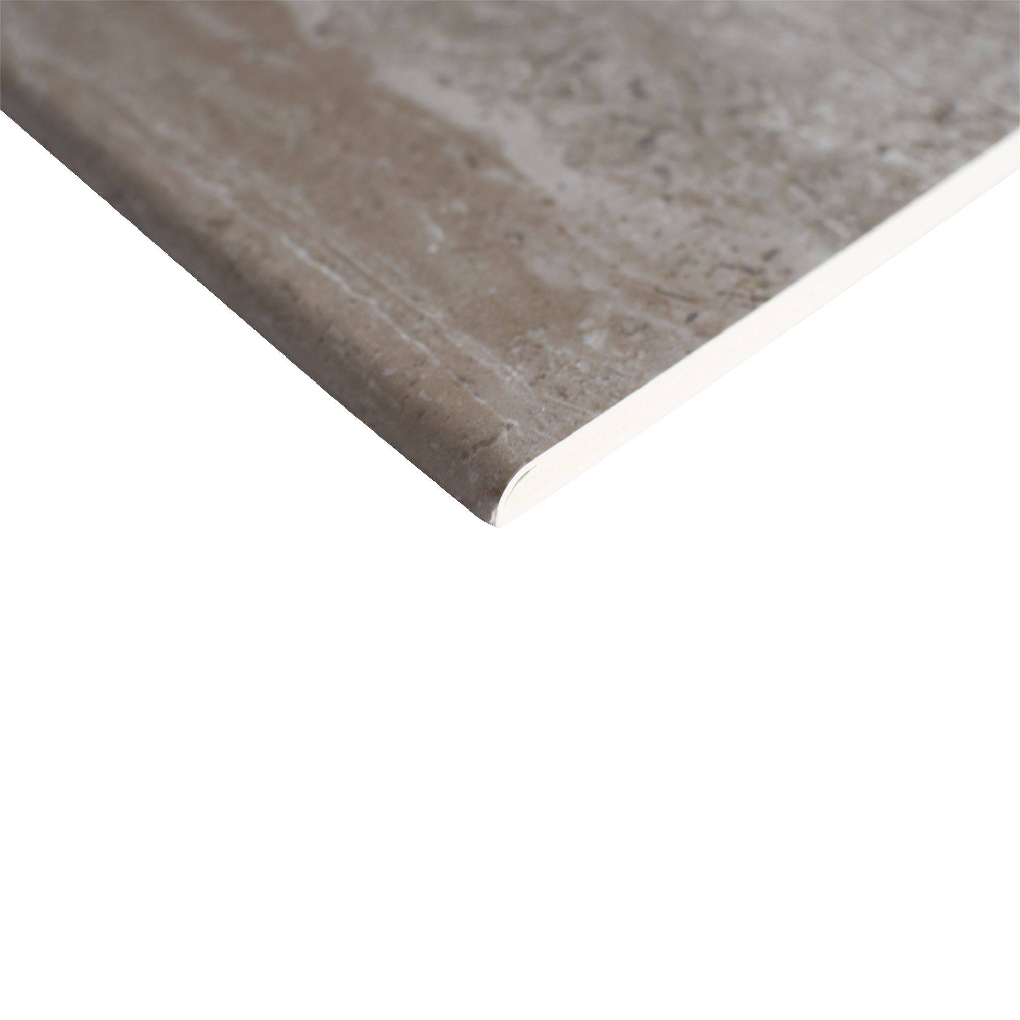 Splashwall Elite Matt Sovana Post-formed 2 sided Shower Wall panel kit (L)2420mm (W)1200mm (T)11mm
