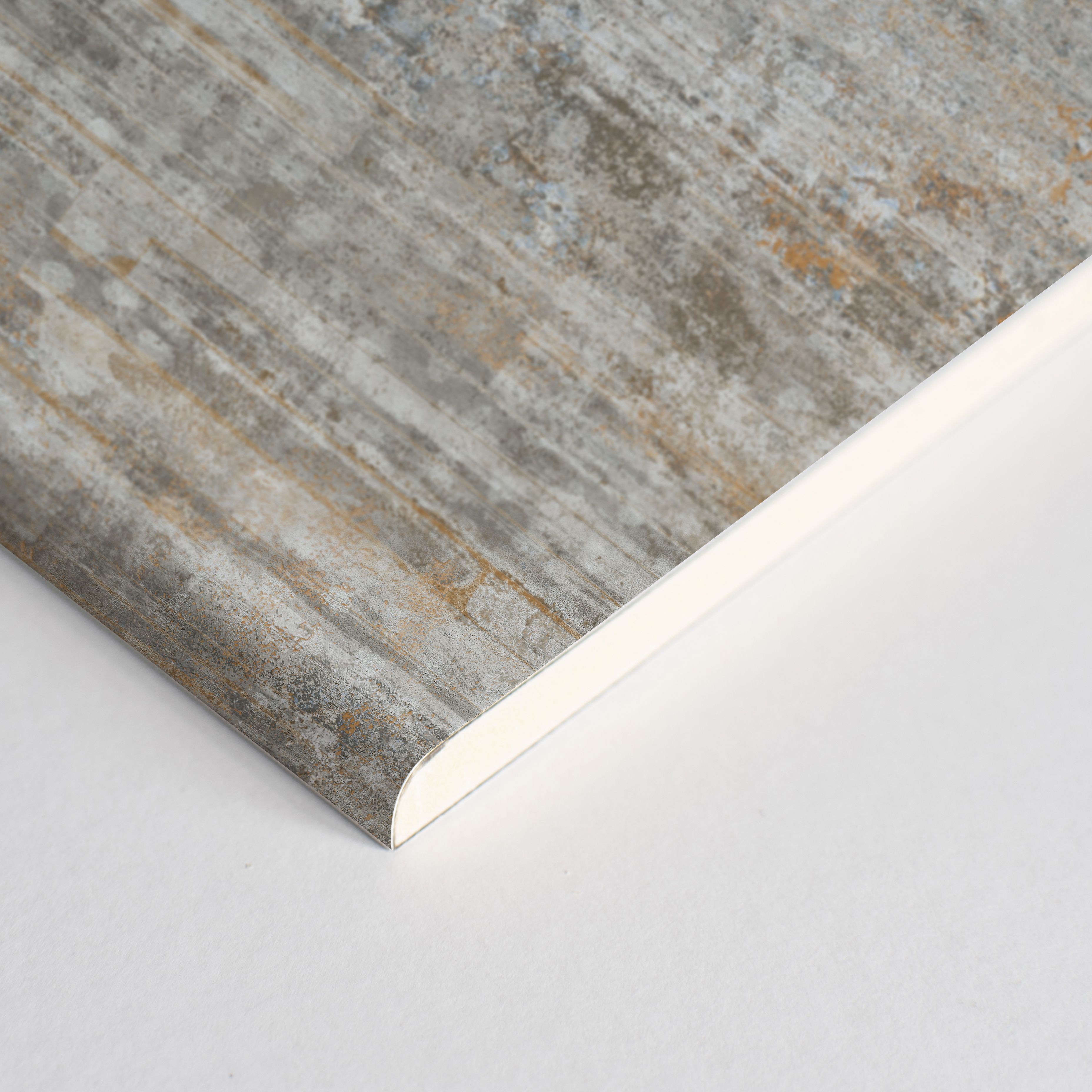 Splashwall Elite Matt Tomenta Post-formed 3 sided Shower Wall panel kit (L)2420mm (W)1200mm (T)11mm