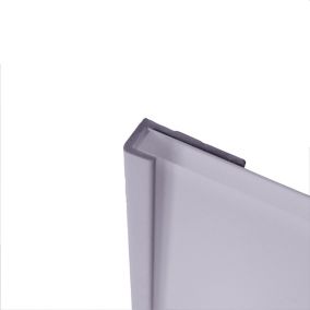 Splashwall Lavender Panel end cap, (W)400mm (T)3mm