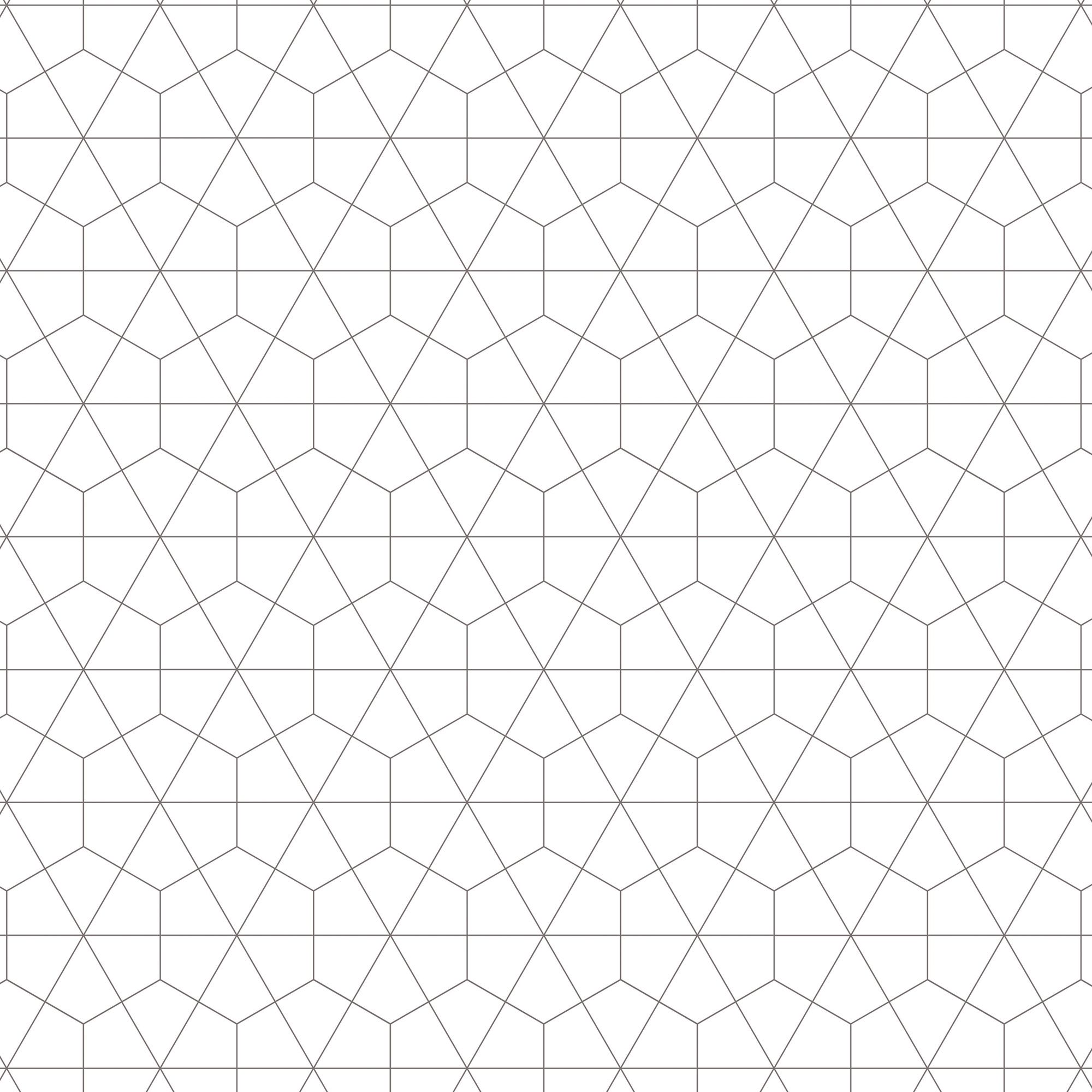 Splashwall Matt Black & white Geometric MDF Splashback, (H)1220mm (W)2440mm (T)10mm