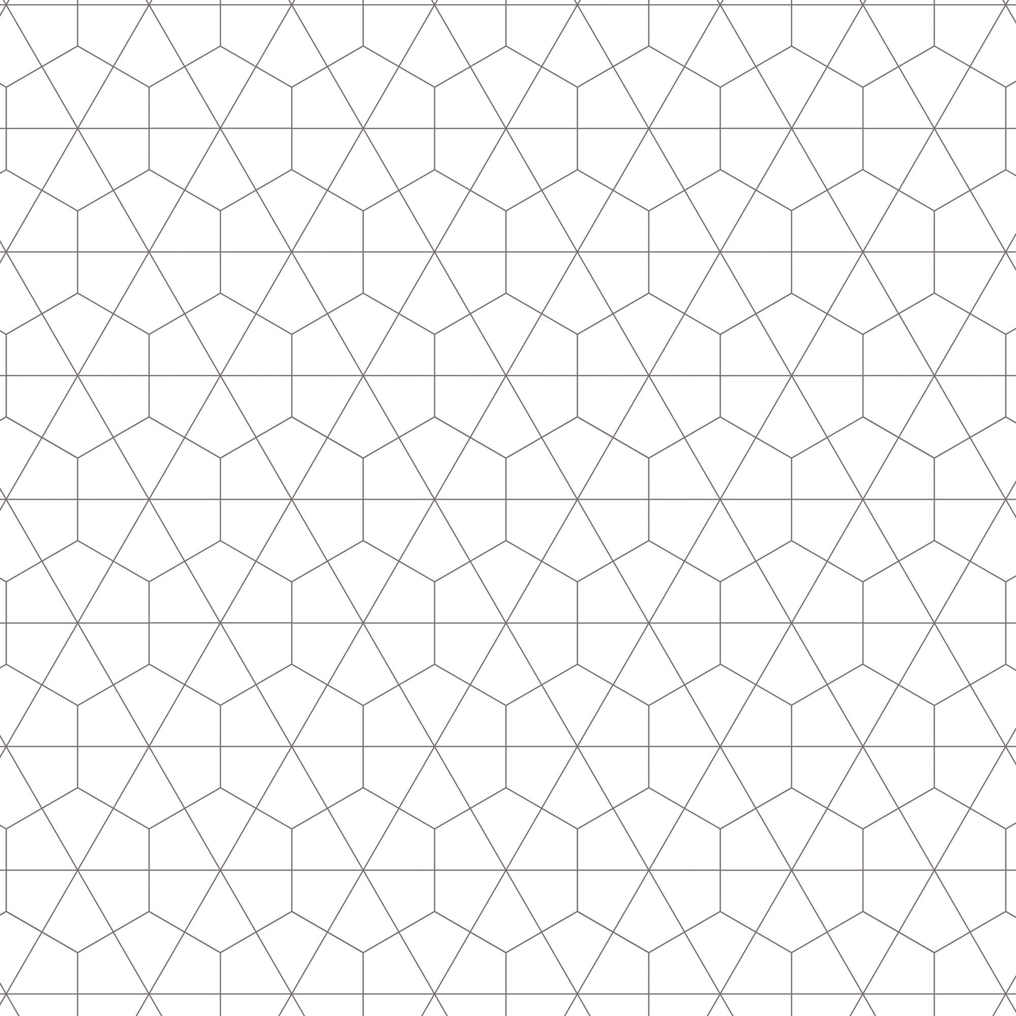 Splashwall Matt Black & white Geometric MDF Splashback, (H)600mm (W)2440mm (T)10mm