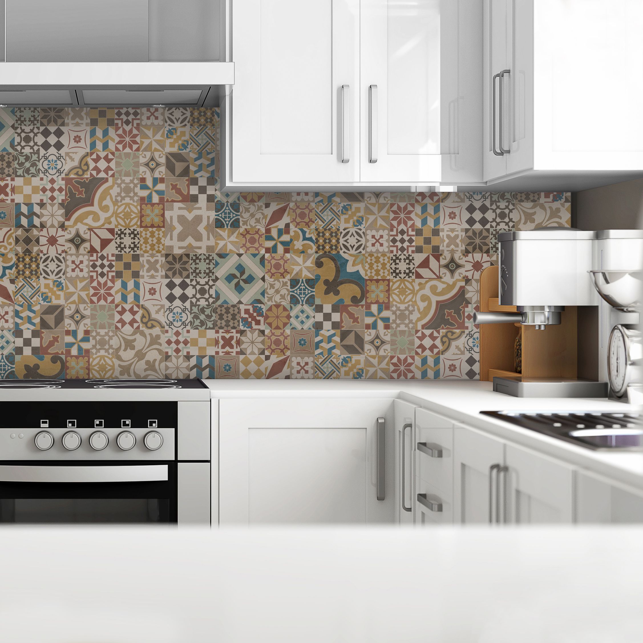 Splashwall Matt Brown MDF Splashback, (H)1220mm (W)2440mm (T)10mm