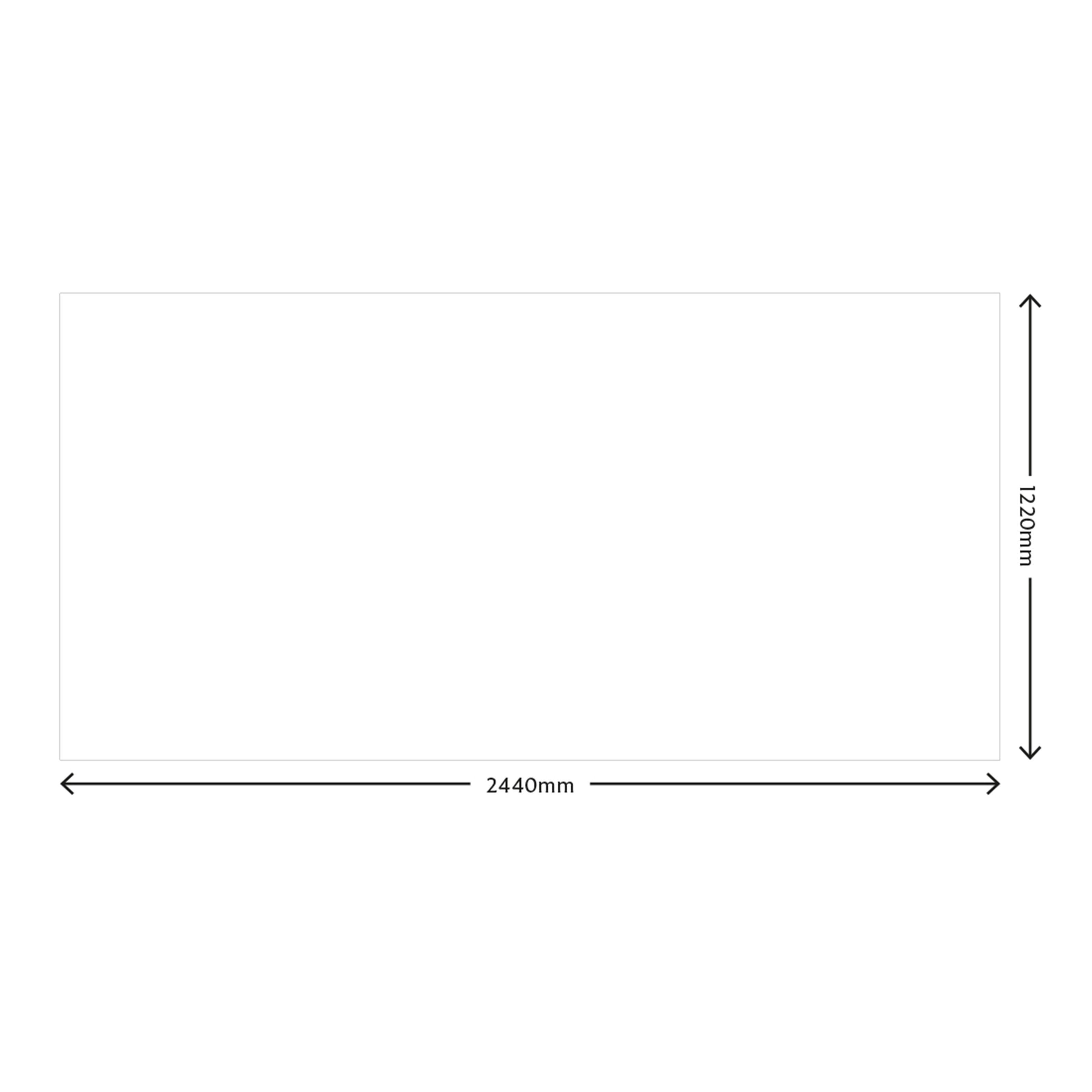 Splashwall Matt Brown MDF Splashback, (H)1220mm (W)2440mm (T)10mm