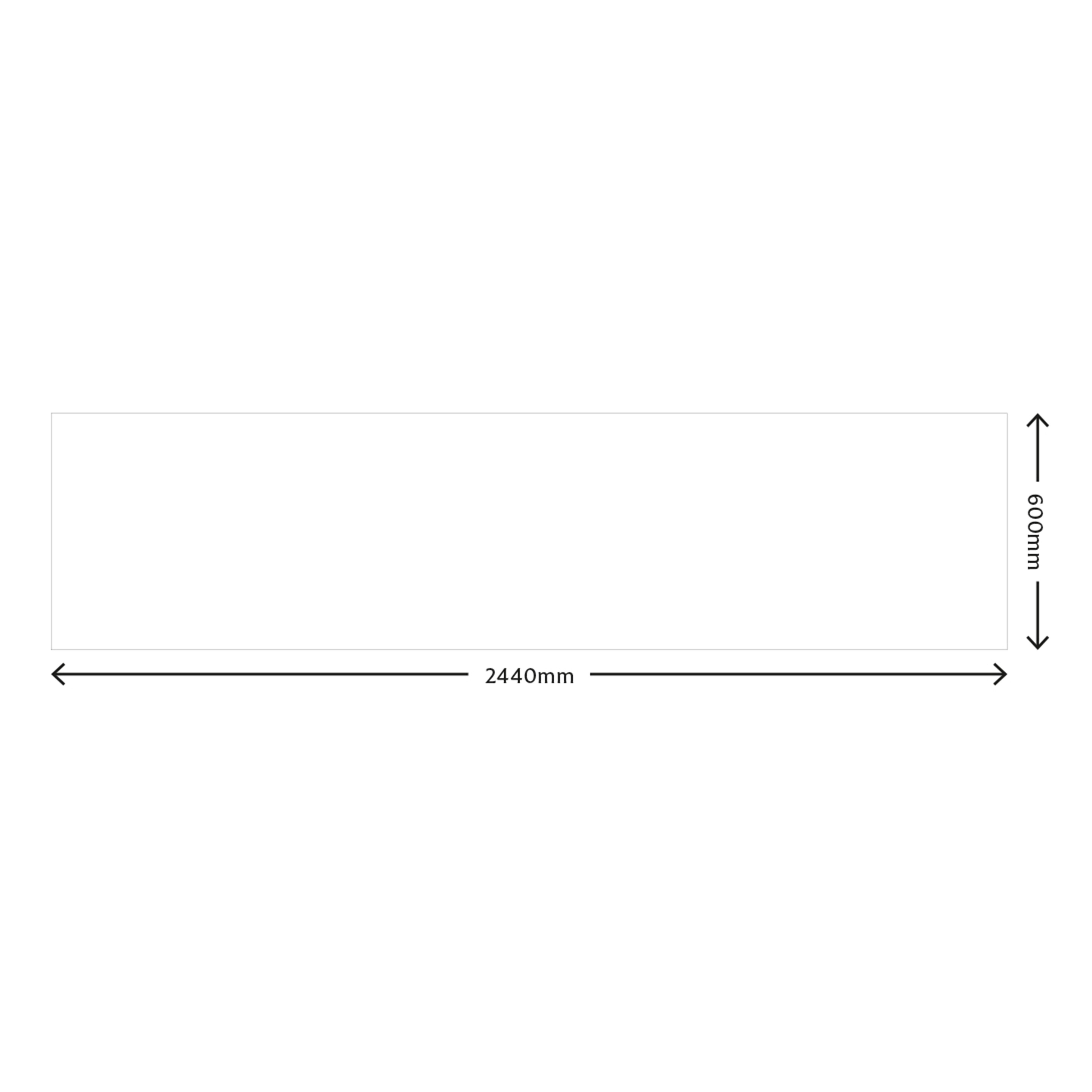 Splashwall Matt Grey & white Herringbone MDF Splashback, (H)600mm (W)2440mm (T)10mm