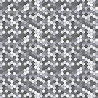 Splashwall Matt Grey & white Hexagonal MDF Splashback, (H)1220mm (W)2440mm (T)10mm