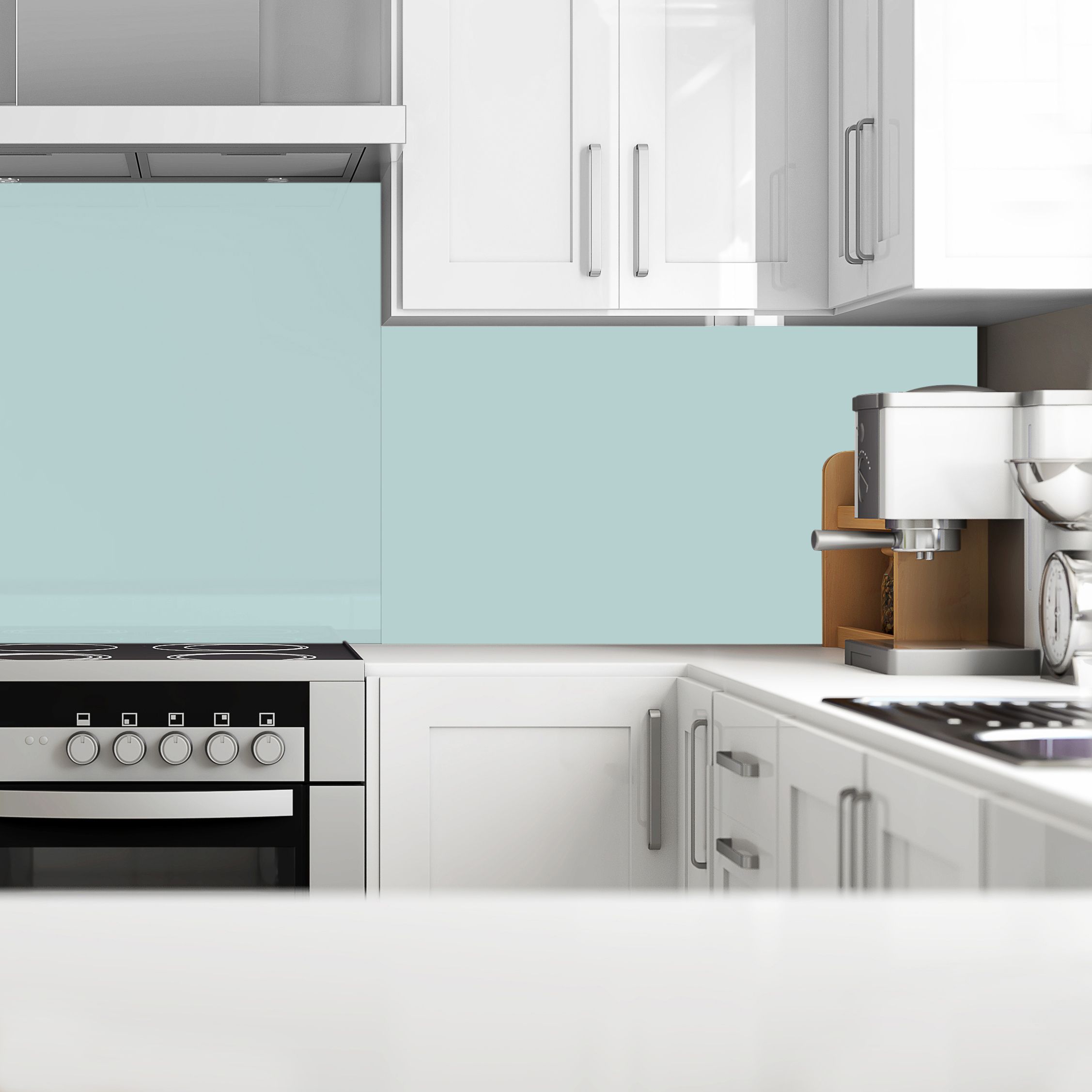 Splashwall Matt Mist Acrylic Splashback, (H)600mm (W)2440mm (T)4mm