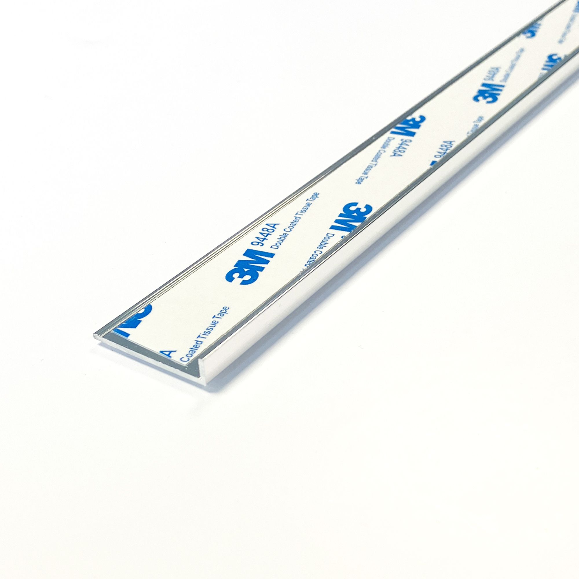 Splashwall Straight Polished Panel end cap (L)800mm (W)27mm (T)6mm - Gloss