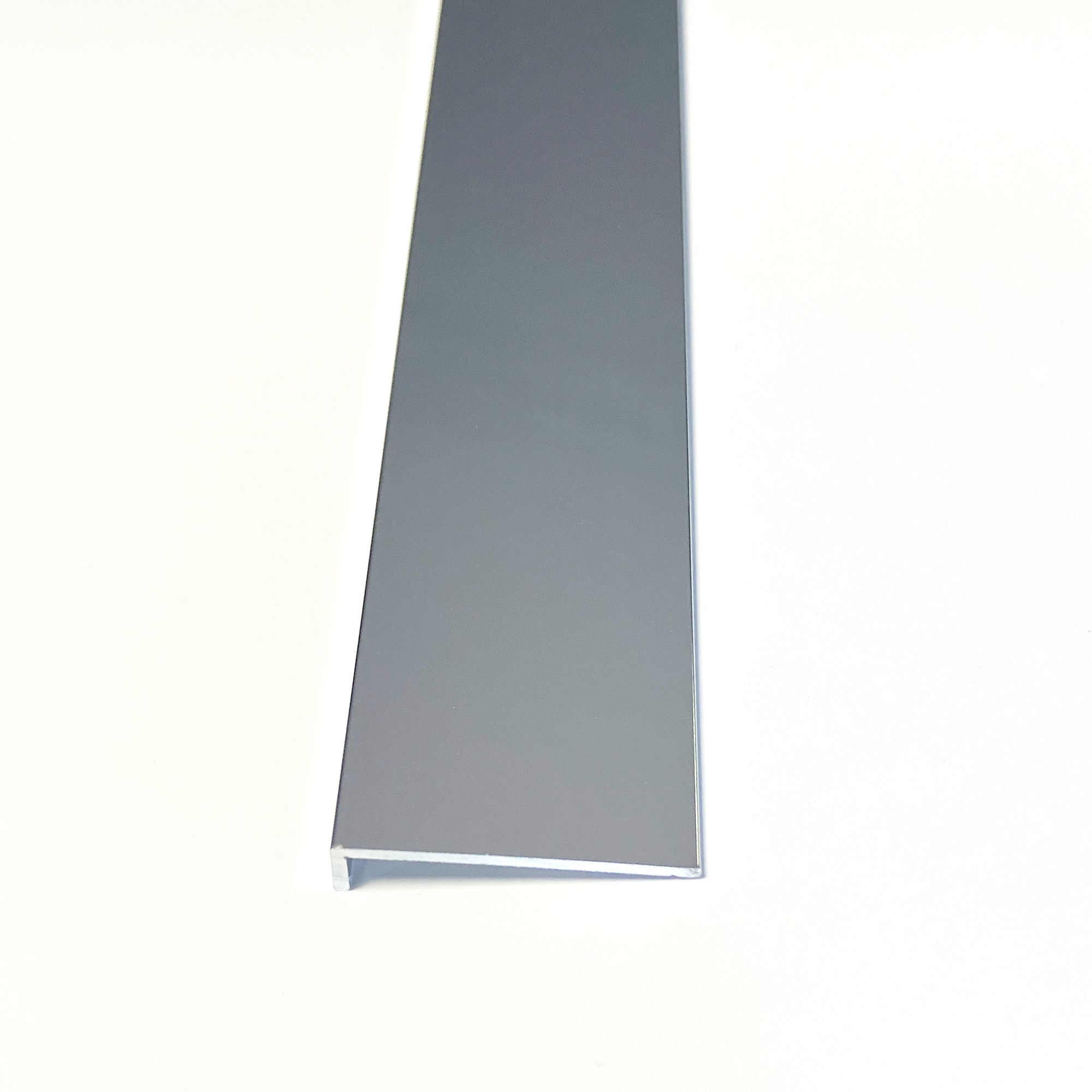 Splashwall Straight Polished Panel end cap (L)800mm (W)27mm (T)6mm - Gloss