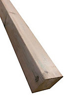 Spruce Pergola Deck post (H)2.4m (W)90mm