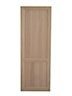 Square 2 panel Oak veneer Internal Door, (H)1980mm (W)686mm (T)40mm
