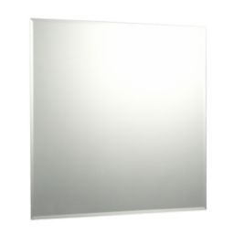 Square Bevelled Frameless Mirror (H)60cm (W)60cm