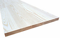 Square edge Clear pine Furniture board, (L)1.2m (W)400mm (T)18mm