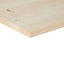 Square edge Knotty pine Furniture board, (L)2.4m (W)300mm (T)18mm