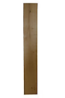 Square edge Oak Furniture board, (L)1.8m (W)200mm-300mm (T)25mm