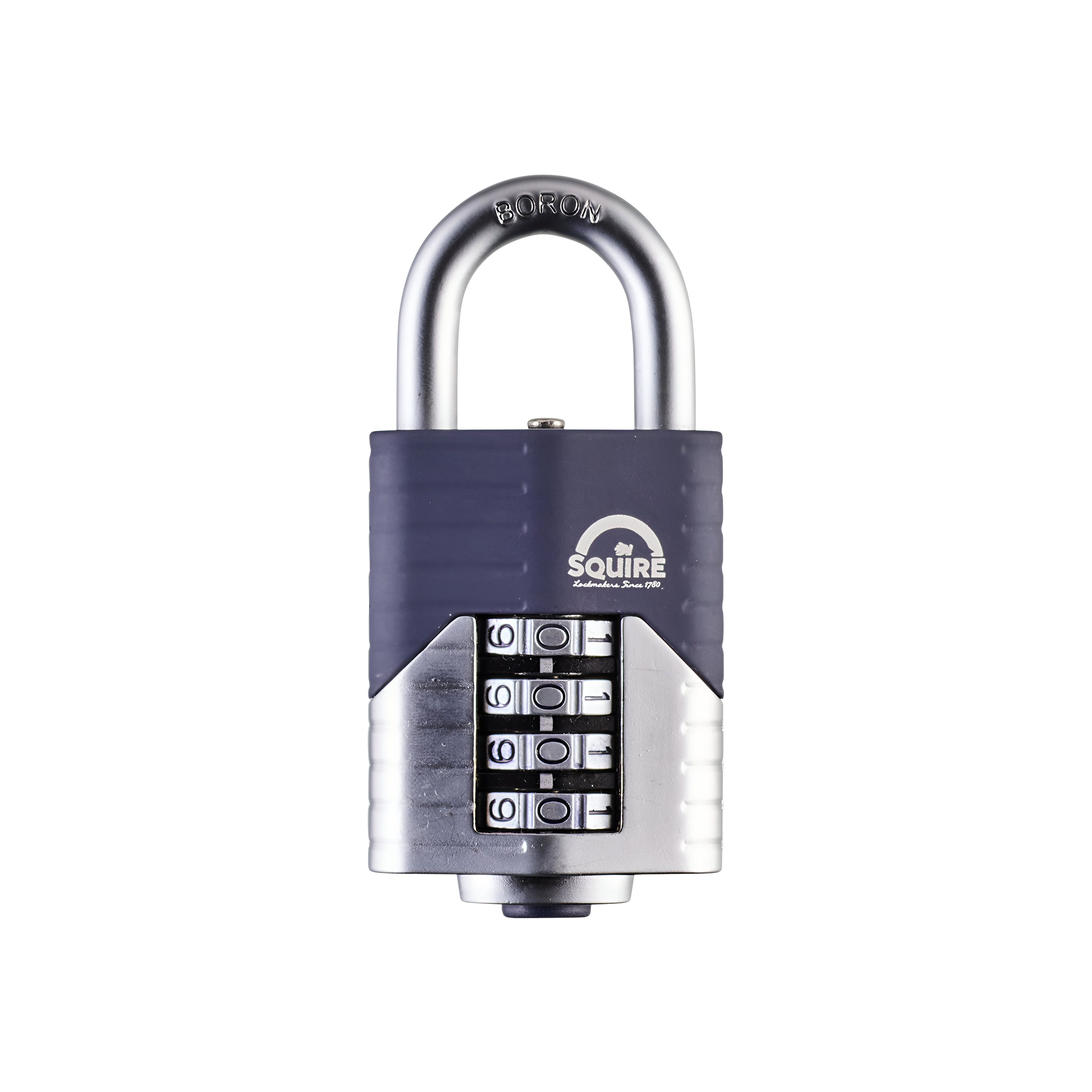 Squire Blue Boron steel Combination Padlock (W)46mm