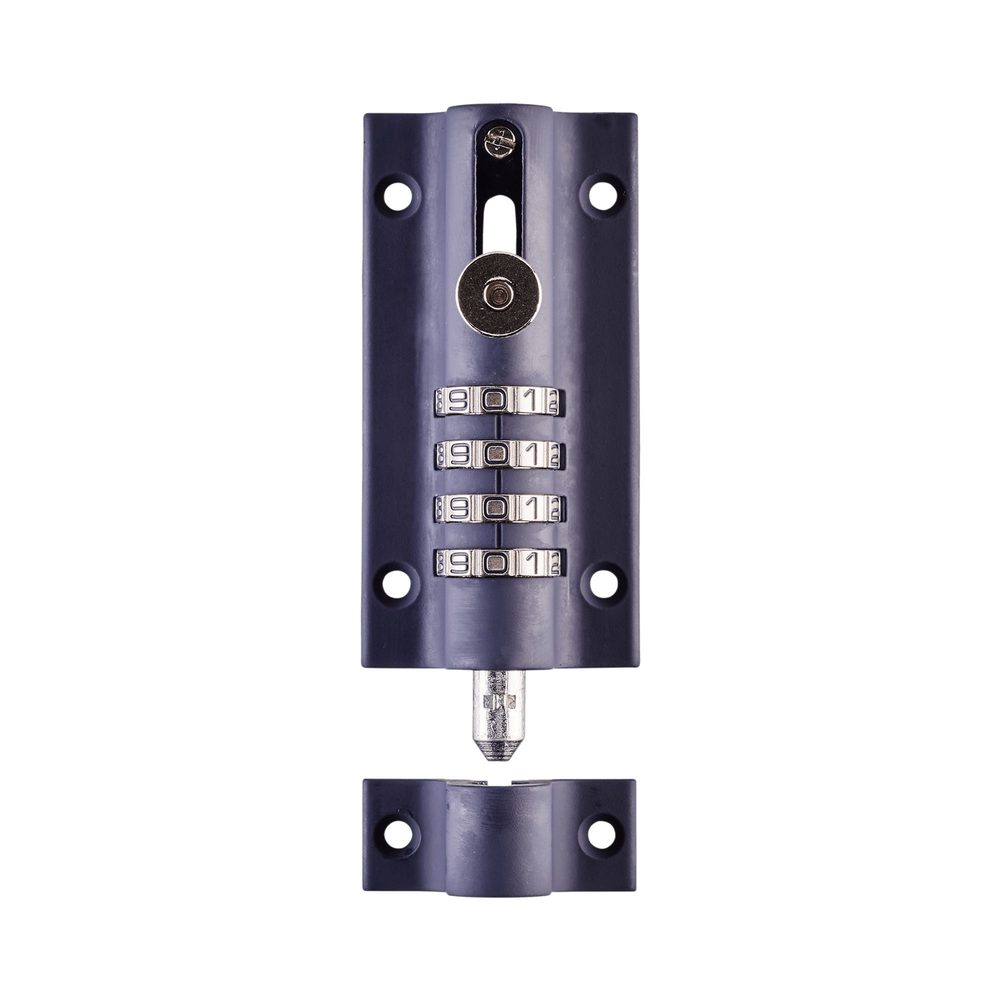 Squire Blue Zinc-plated Steel Combination Straight Gate bolt, (L)120mm (BL)16mm