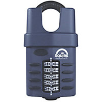 Squire CP60C/S Blue Stainless steel Combination Padlock (W)60mm