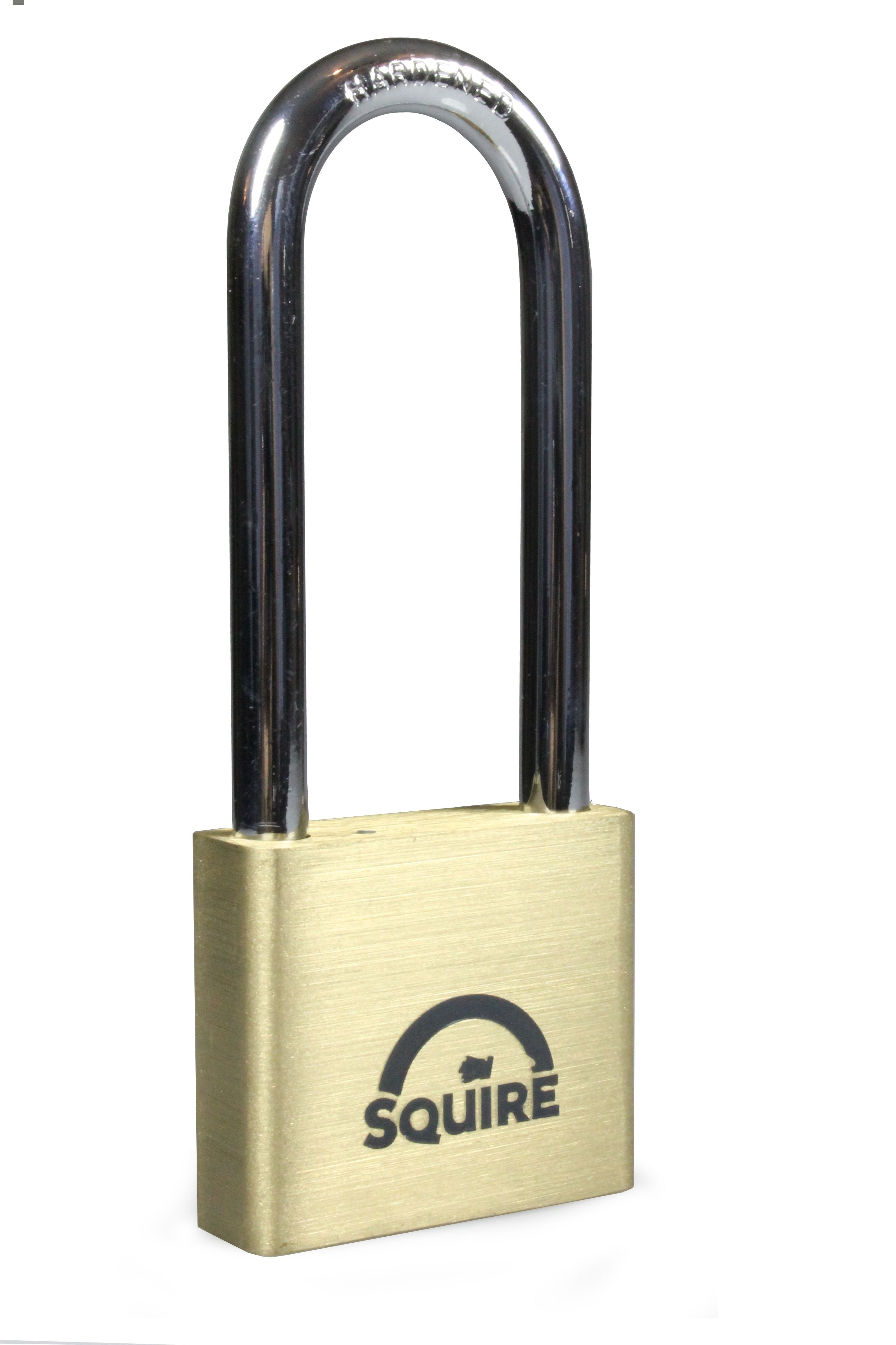 Squire Lion Block Brass Long shackle Padlock (W)39.5mm