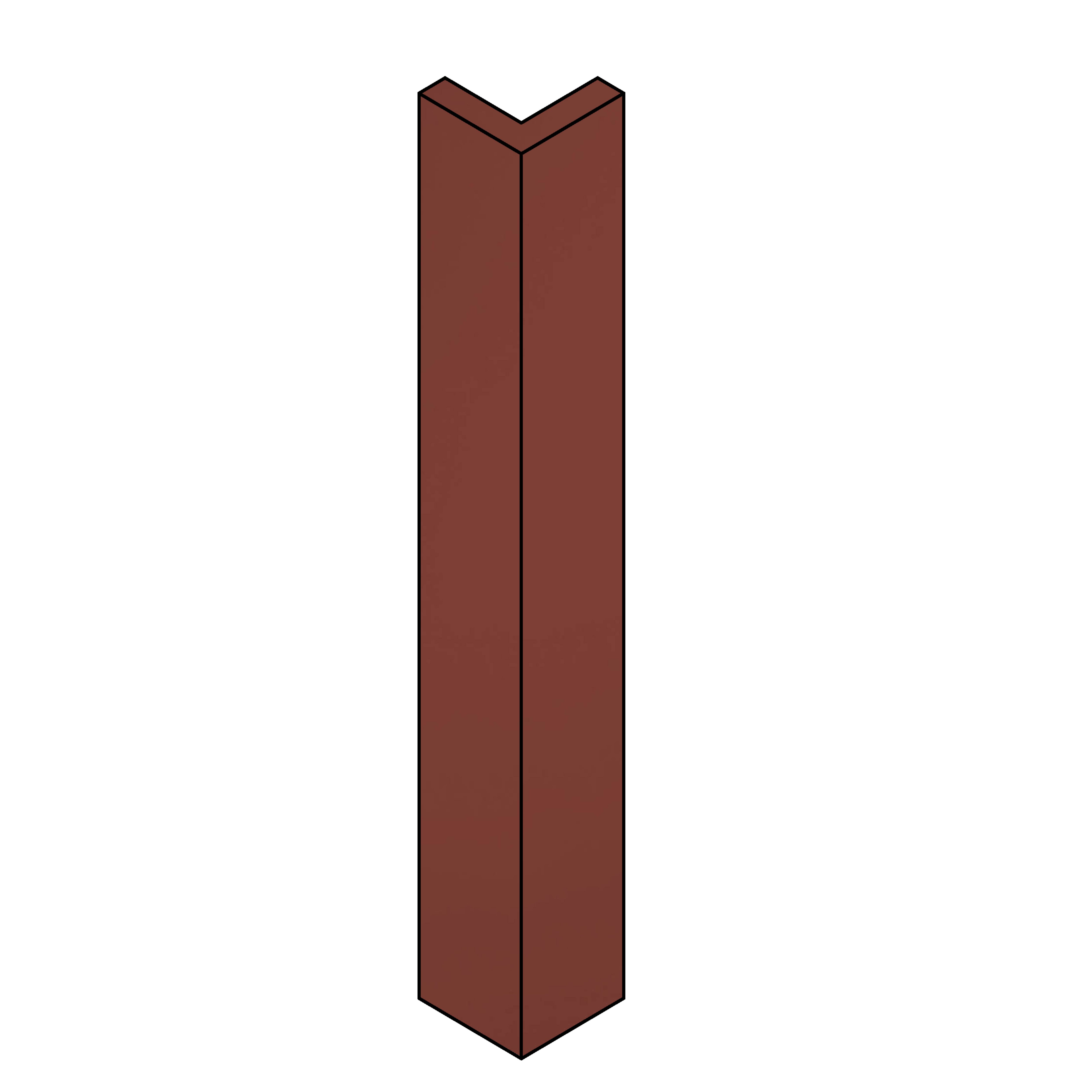 STANDARD CORNER POST RED