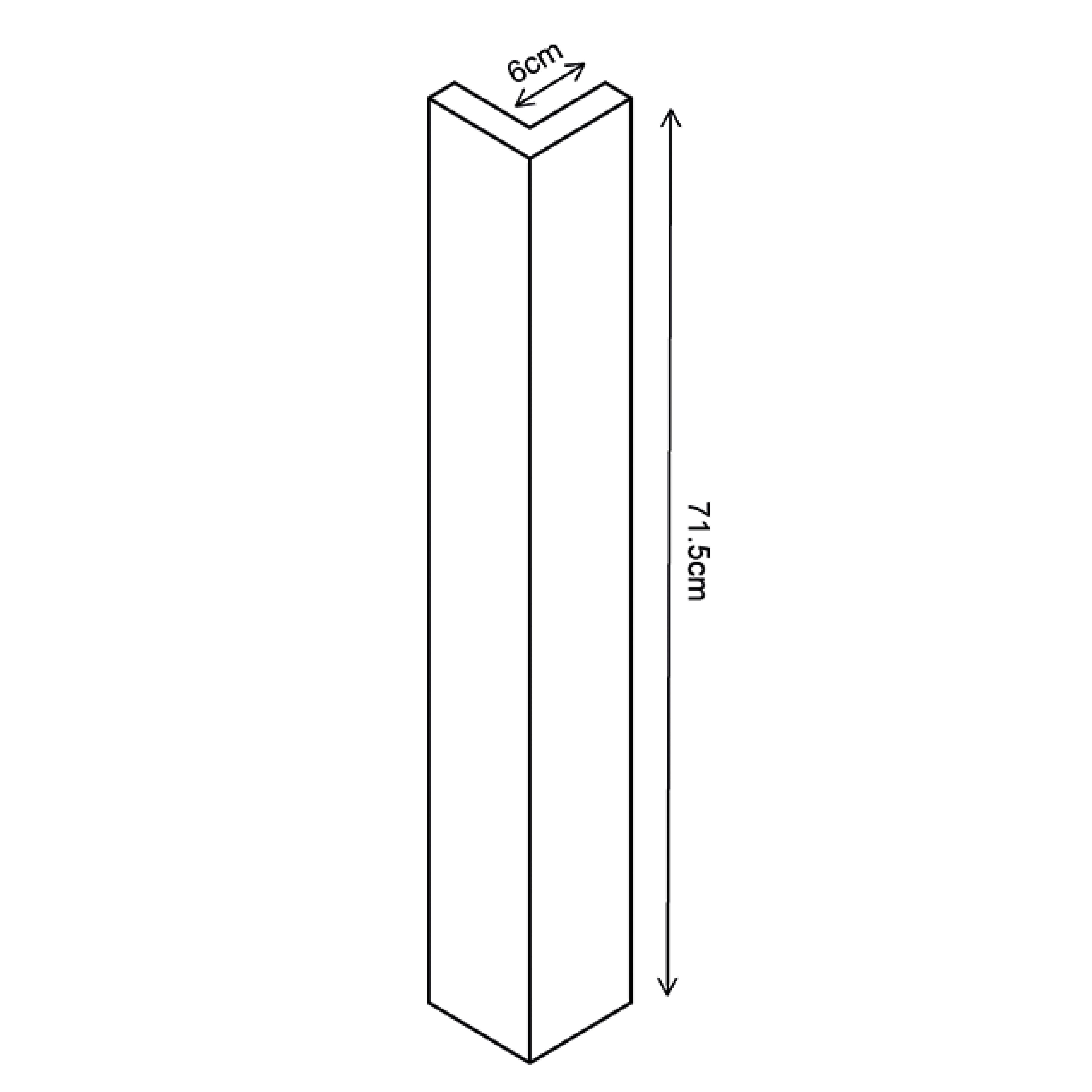 STANDARD CORNER POST RED