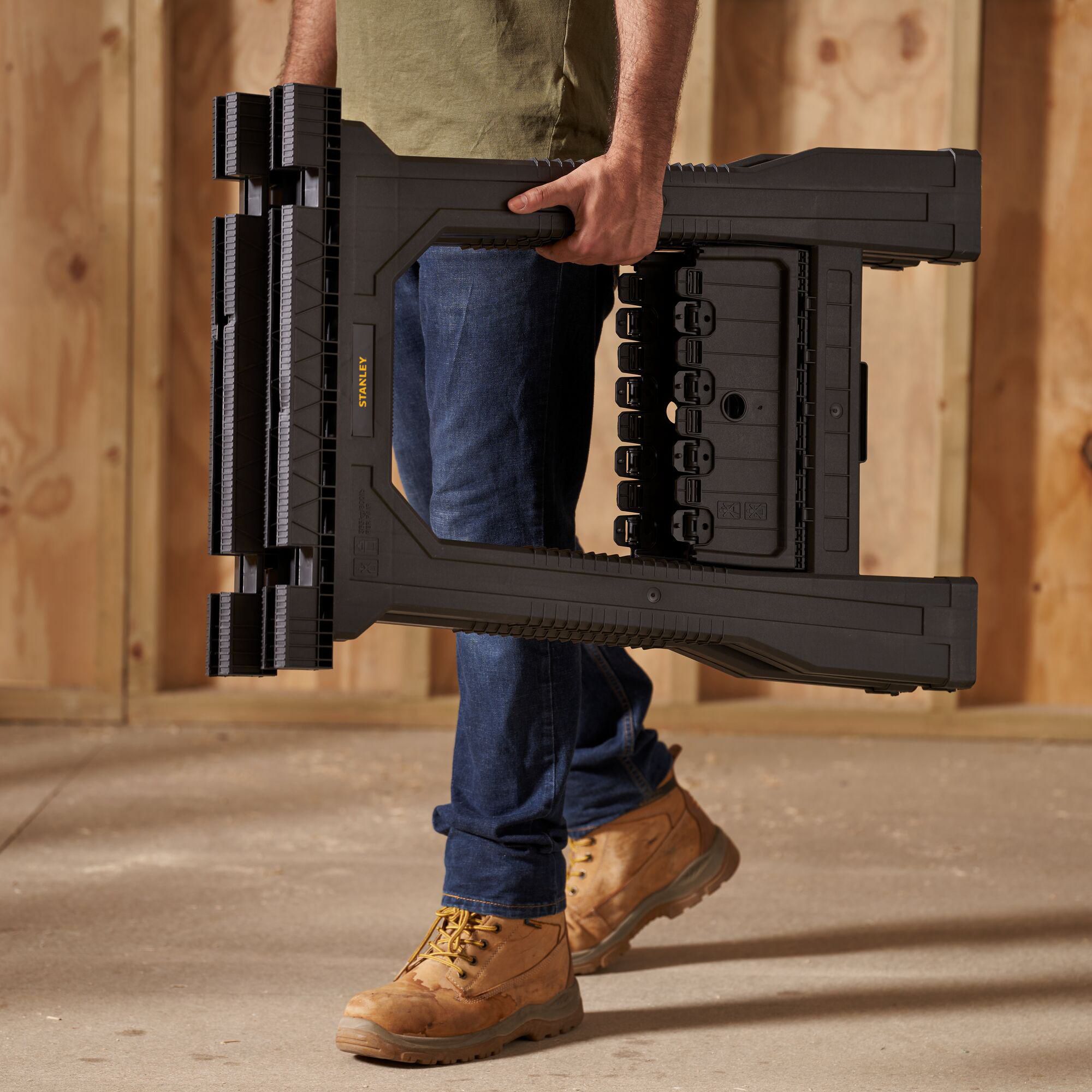 Stanley 362kg Foldable Saw horse, Pack of 2