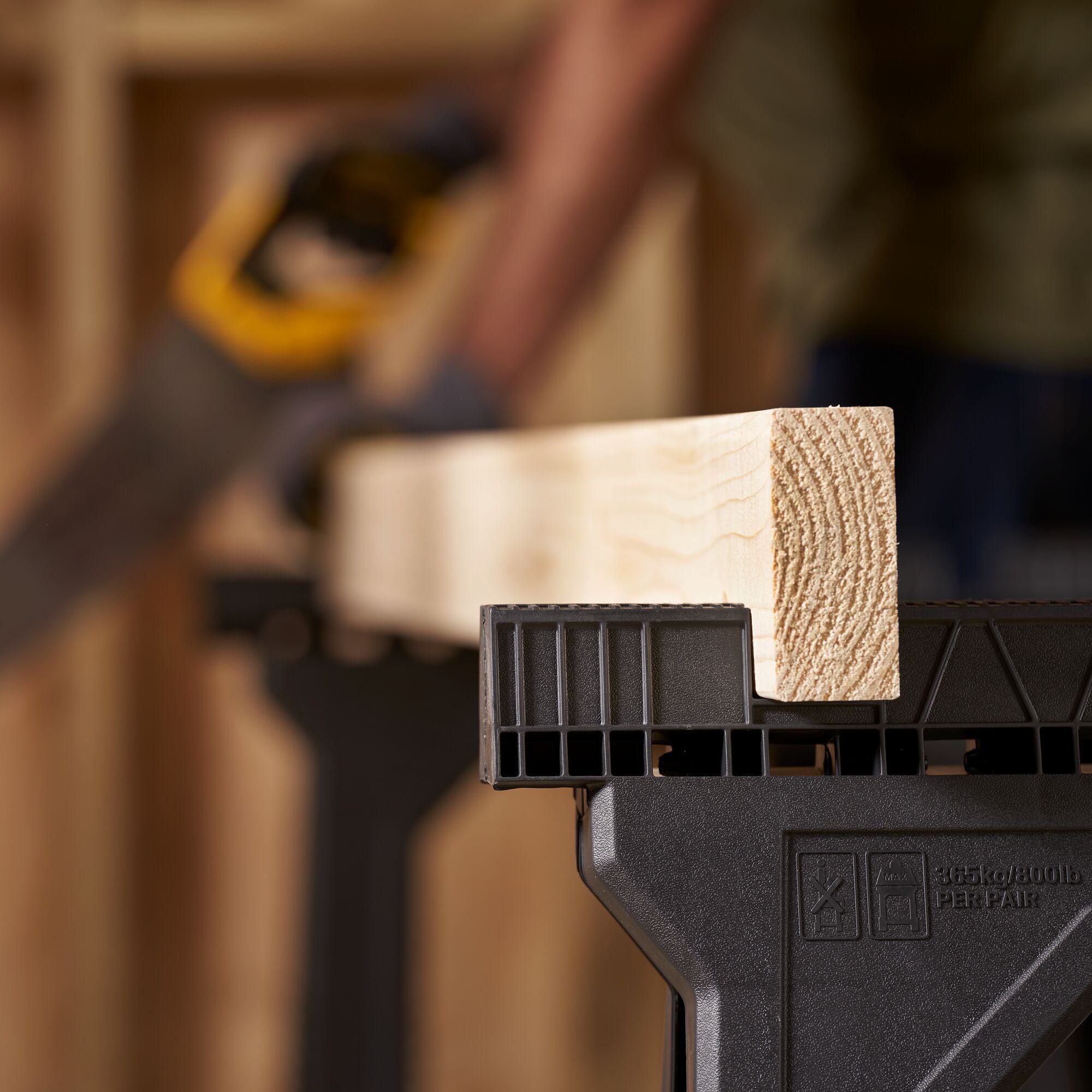 Stanley 362kg Foldable Saw horse, Pack of 2