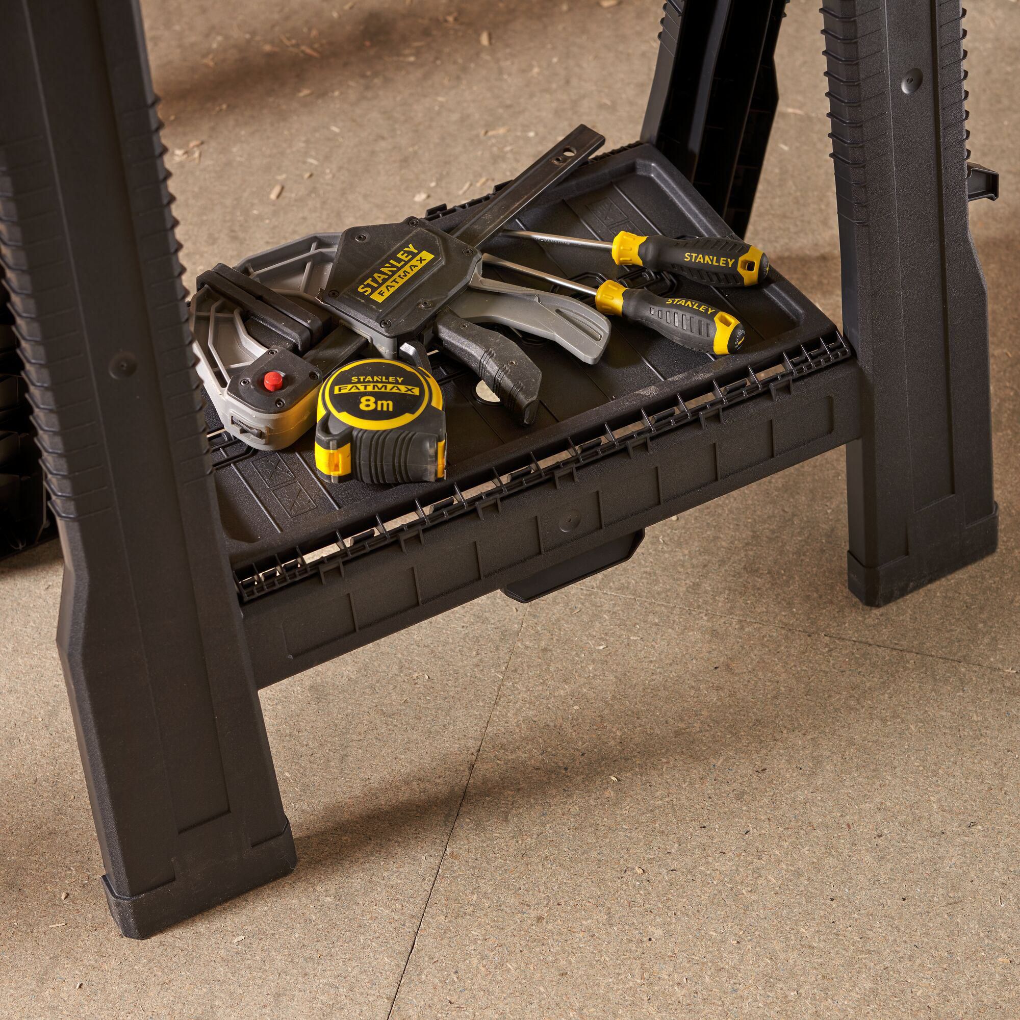 Stanley 362kg Foldable Saw horse, Pack of 2