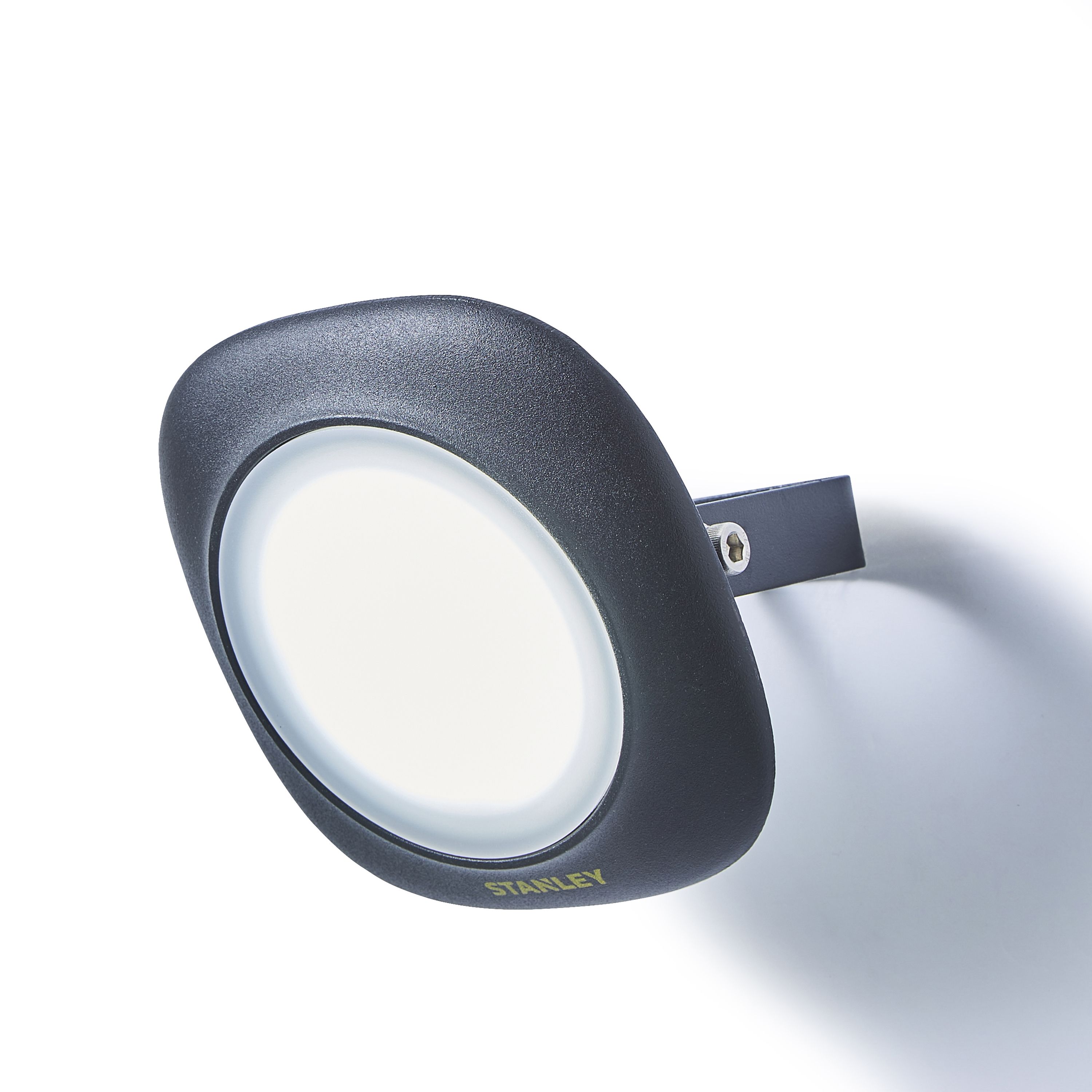 Stanley Black Mains-powered Cool daylight LED PIR Slimline floodlight 1800lm
