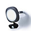 Stanley Black Mains-powered Cool daylight LED PIR Slimline floodlight 900lm