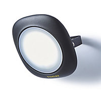 Stanley Black Mains-powered Cool daylight LED Without sensor Slimline floodlight 2700lm