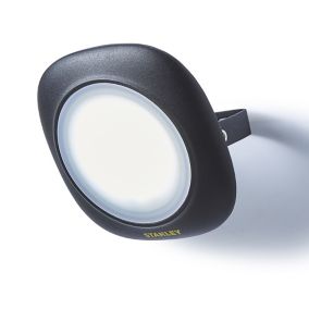 Stanley Black Mains-powered Cool daylight LED Without sensor Slimline floodlight 2700lm