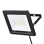 Stanley Black Mains-powered Cool white LED Floodlight 8000lm
