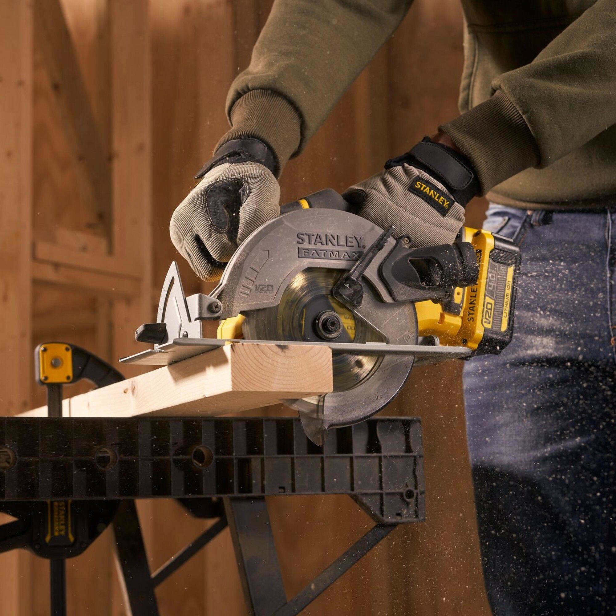 Stanley circular saw cordless sale