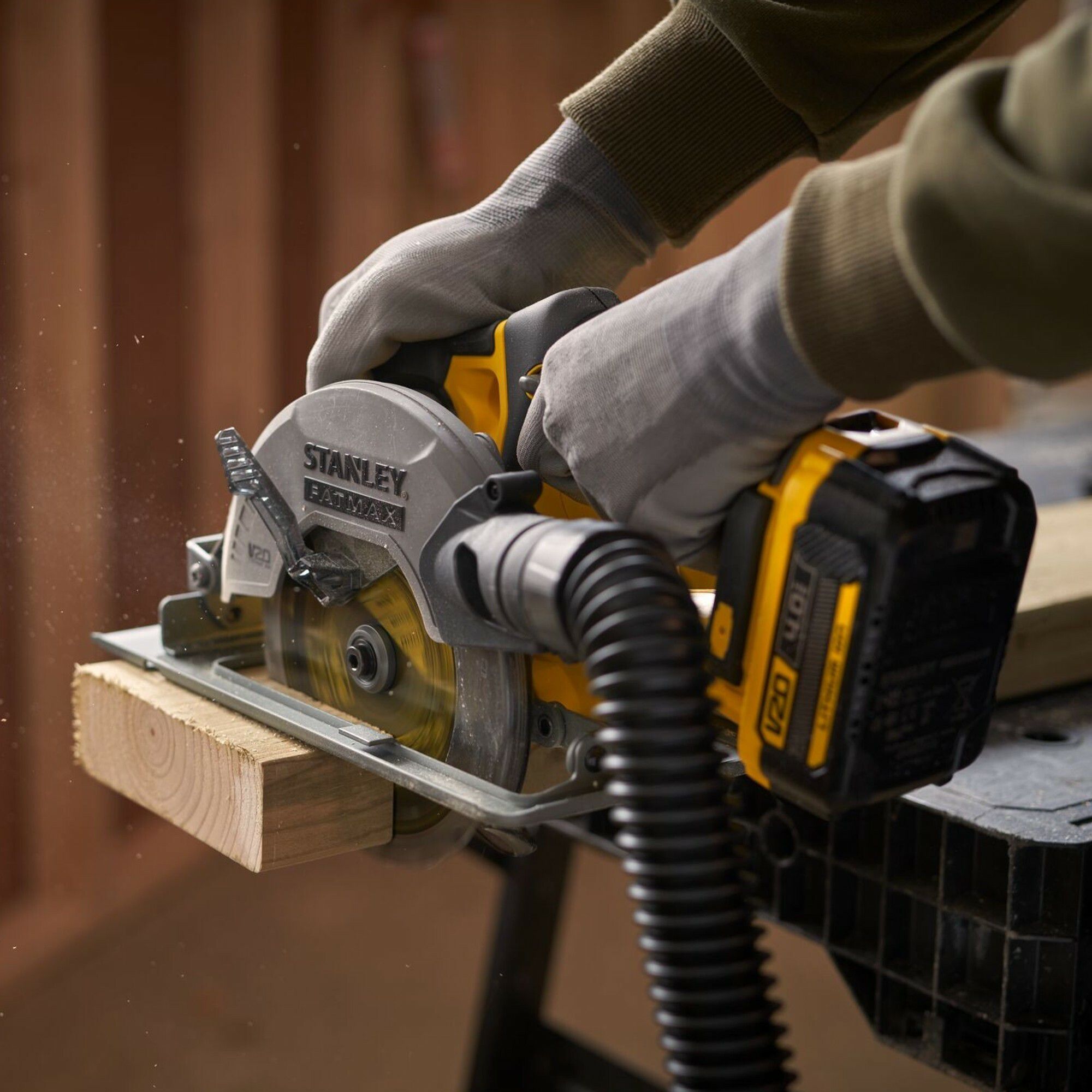 Stanley FatMax 18V 165mm Cordless Circular saw (Bare Tool) - SFMCS500B-XJ