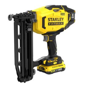 Stanley FatMax 18V 64mm 2 x 2Ah Li-ion V20 Cordless Straight Nail gun SFMCN616D2K-GB