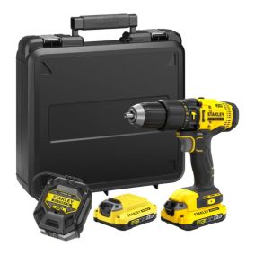 Stanley FatMax 18V Li-ion Cordless Hammer drill (2 x 2Ah) - SFMCD711D21-GB