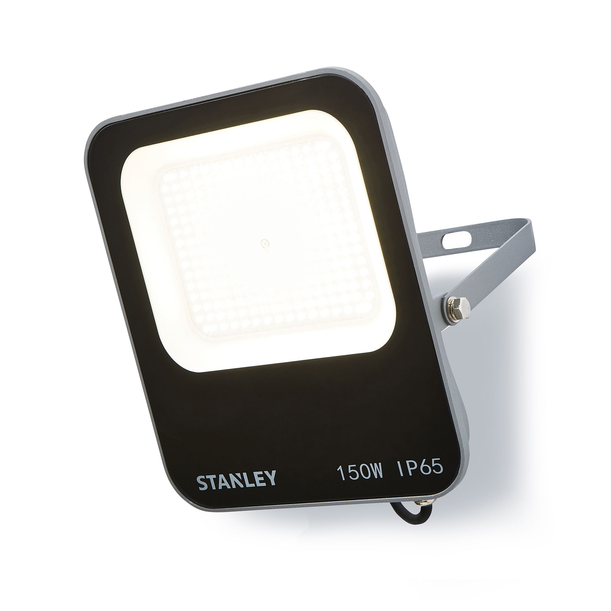 Stanley IK10 Black Mains-powered Cool daylight LED Without sensor Slimline floodlight 16500lm