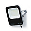 Stanley IK10 Black Mains-powered Cool daylight LED Without sensor Slimline floodlight 3300lm