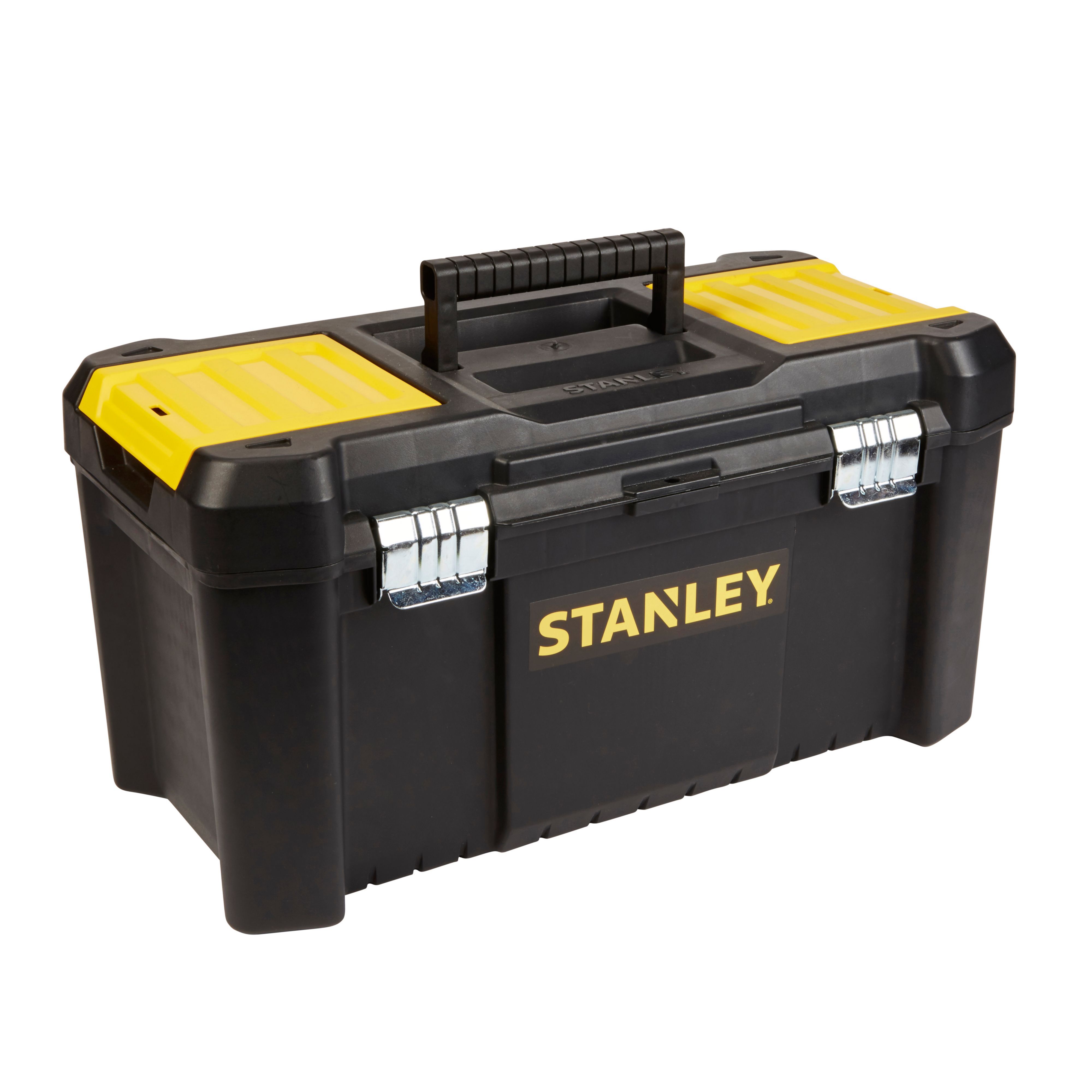Stanley Metal & plastic 3 compartment Toolbox (L)482mm (H)250mm