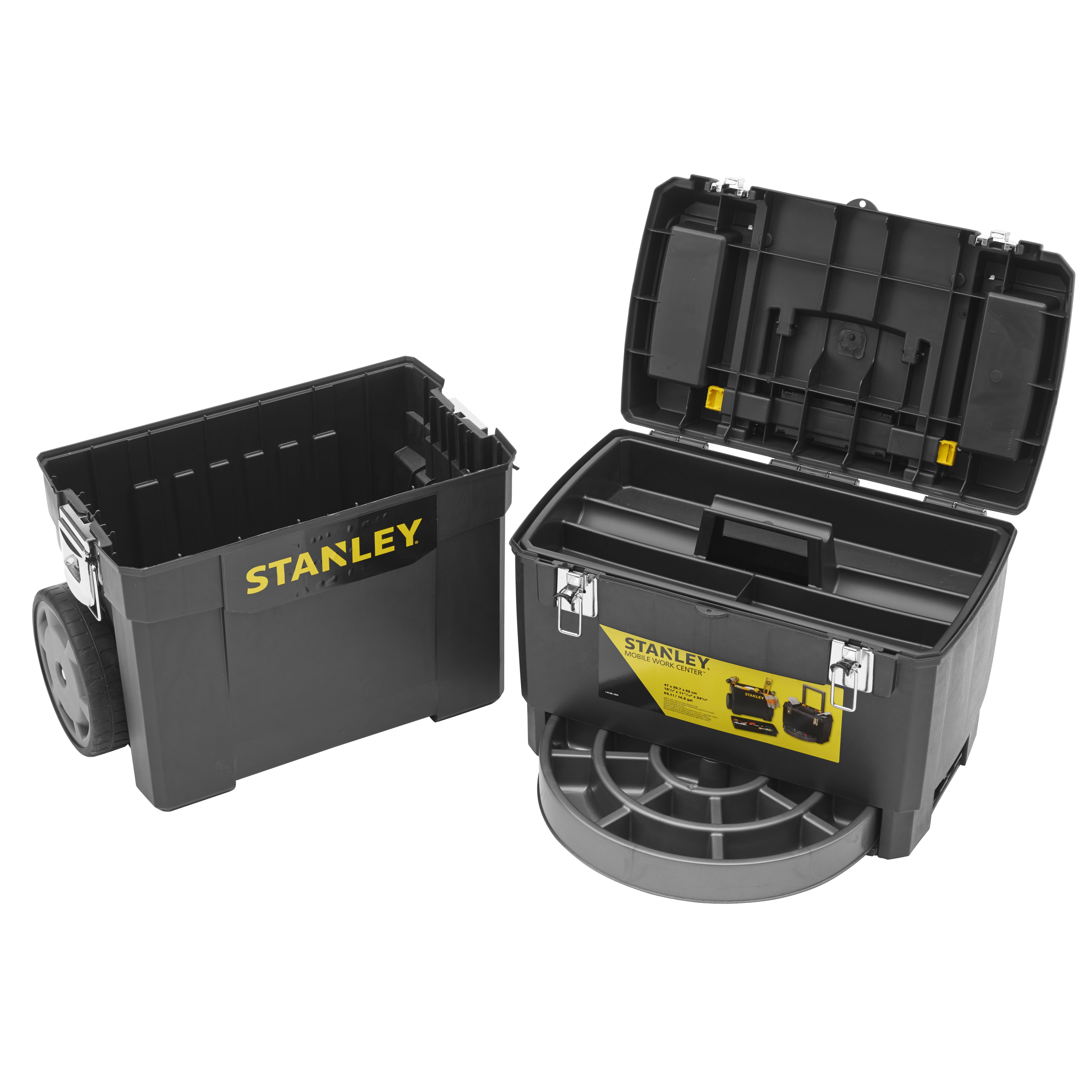 Stanley Polypropylene 2 compartment Toolbox (L)410mm (H)195mm