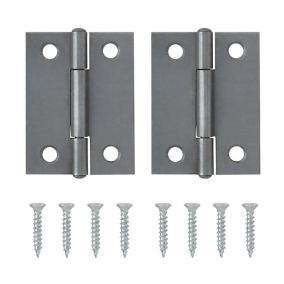 Steel Butt Door hinge NO85 (L)50mm, Pack of 2