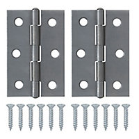 Steel Butt Door hinge NO86 (L)65mm, Pack of 2