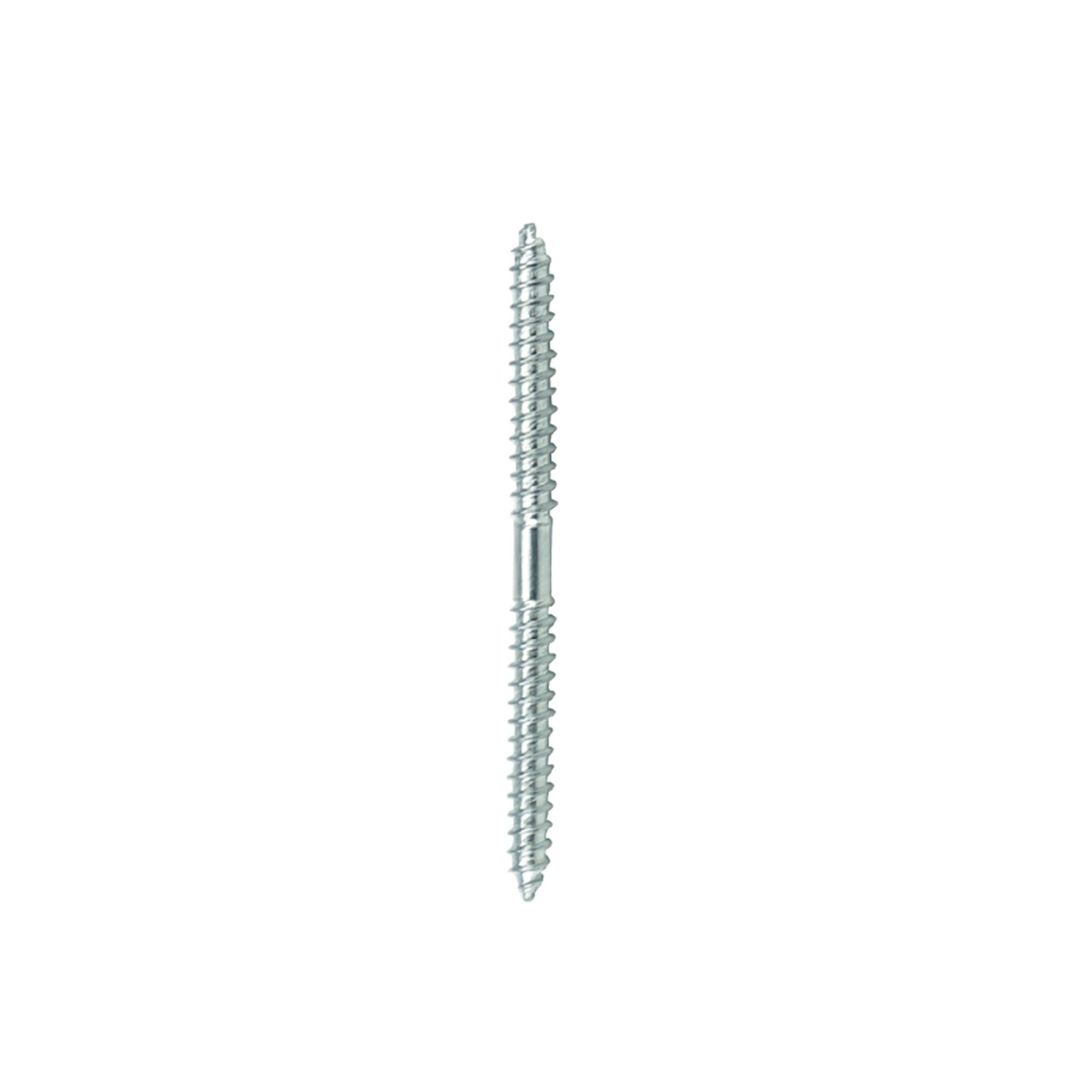 Steel Double ended screw (Dia)4mm (L)60mm