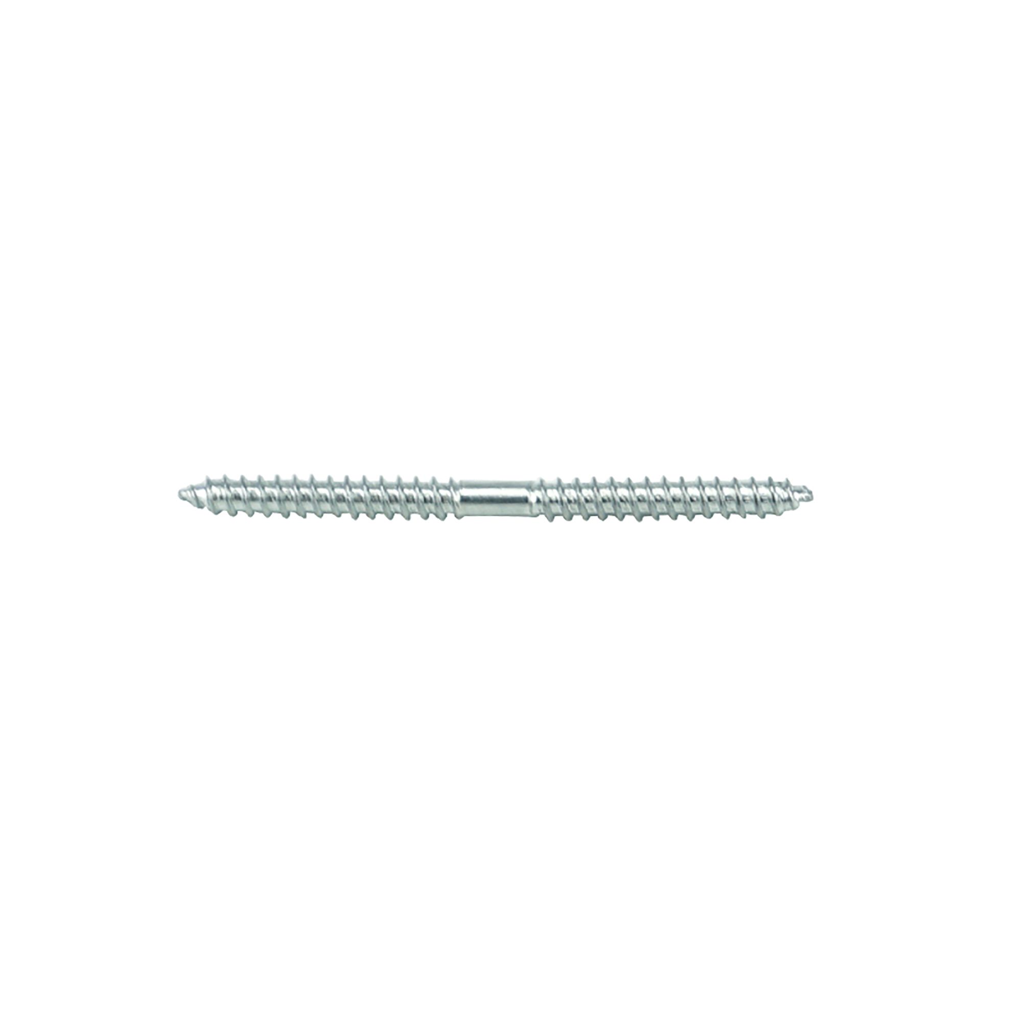 Steel Double ended screw (Dia)4mm (L)60mm